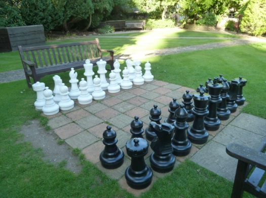 Big outside chess set